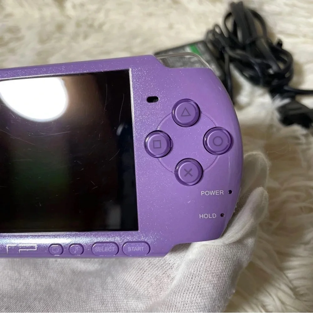 Sony Handheld Console in Vibrant Purple